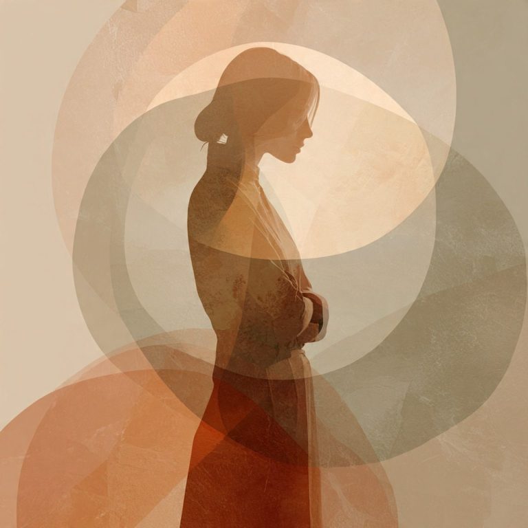 Ilustración abstracta que representa el miedo informado y la memoria emocional tras haber pasado por un cáncer.