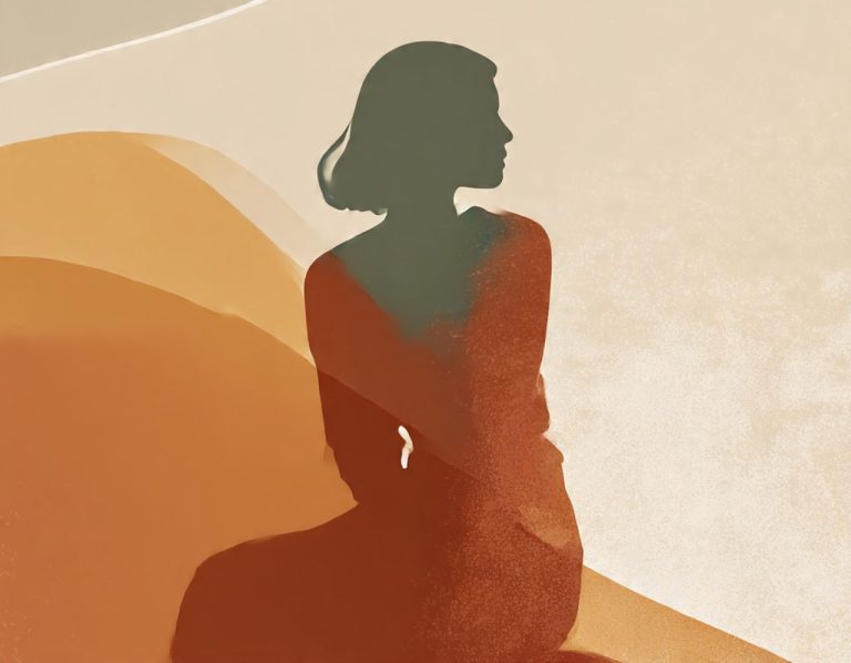 Persona pensando con colores intensos, simbolizando la lucha contra los peores escenarios mentales Persona pensando con colores intensos, simbolizando la lucha contra los peores escenarios mentales