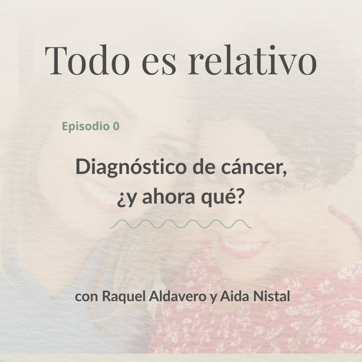Texto sobre un episodio titulado "Todo es relativo", con enfoque en diagnóstico de cáncer.