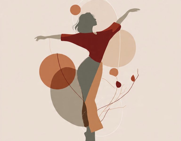 Ilustración abstracta que simboliza la resistencia interna y la lucha contra lo inevitable.