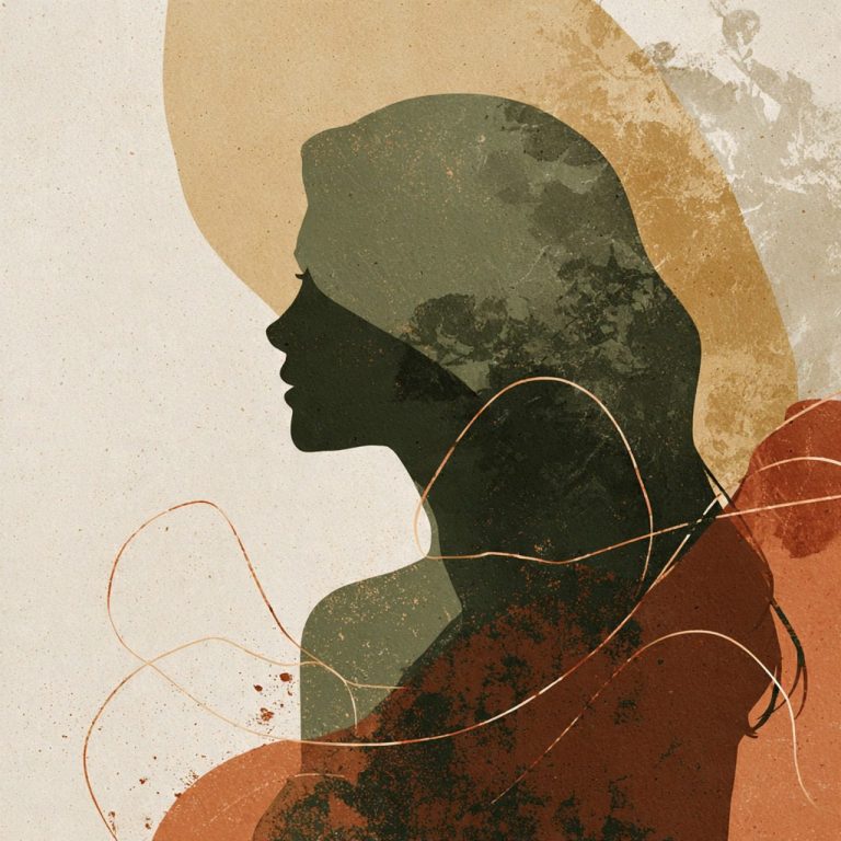 Ilustración abstracta sobre la ansiedad y la anticipación mental ante la posibilidad de que el cáncer haya vuelto.