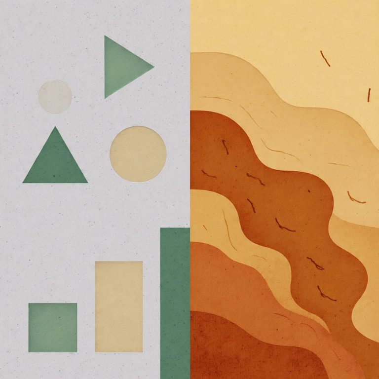 Ilustración abstracta que representa los cambios físicos inesperados tras el cáncer.