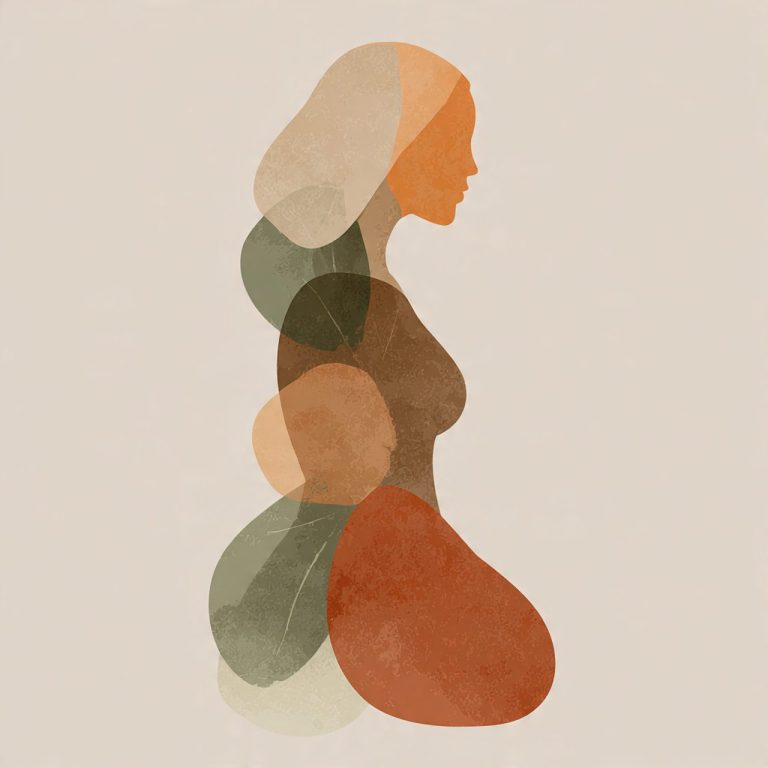 Ilustración minimalista que simboliza la paciencia como puente hacia una nueva versión de uno mismo.
