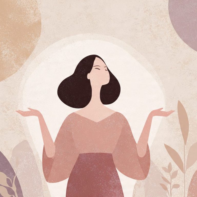 Ilustración sobre vivir sin que el miedo ocupe el centro después de una experiencia difícil